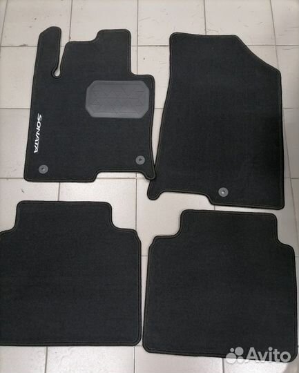 Ковры салона Hyundai Sonata 2017-2019 г.в