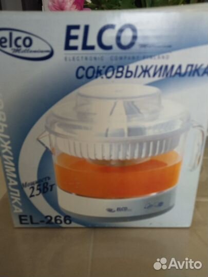 Соковыжималка для цитрусовых elco