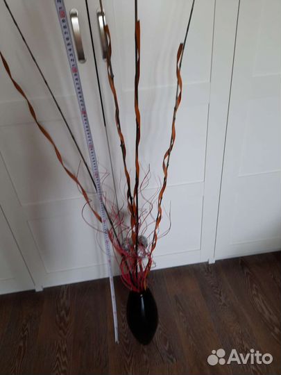 Ваза, глубокого чёрного цвета