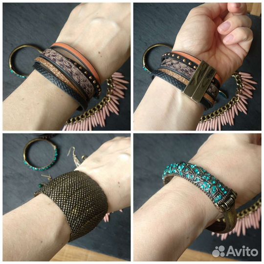 Украшения в стиле бохо бижутерия браслет серьги