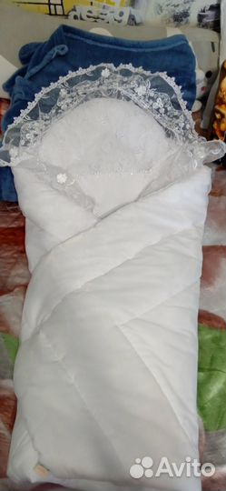 Конверт-одеяло + уголок в конверт на выписку