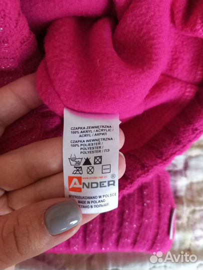 Комплект снут и шапка для девочки