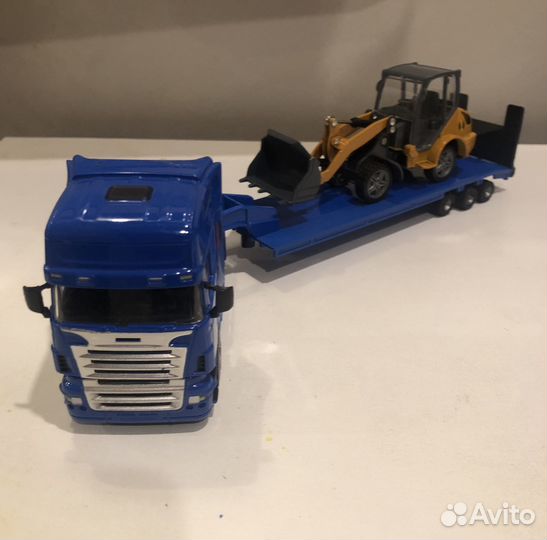 1/50 Scania с полуприцепом