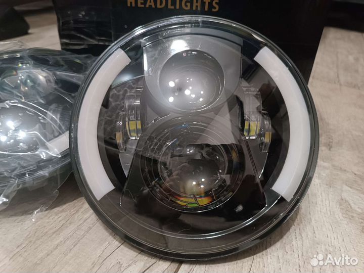 Фара led круглая 7 дюймов