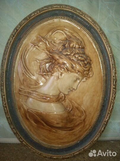Панно из гипса Камея СССР