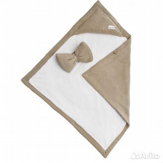 Конверт на выписку вязаный утепленный