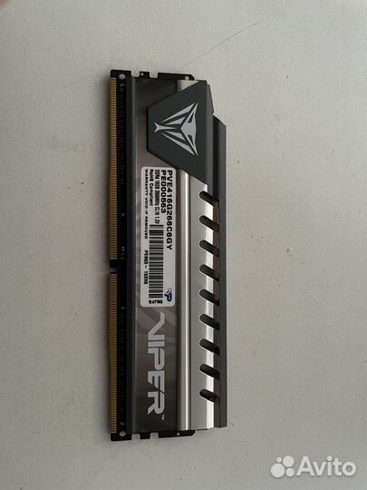 Оперативная память ddr4 16gb patriot viper