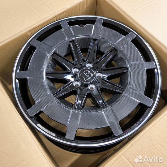 Кованые диски R24 на Mercedes brabus monoblock Z Carbon Edition