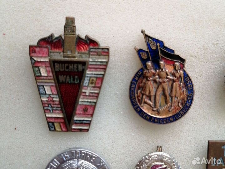 Значки(тяжелые) гдр и фрг