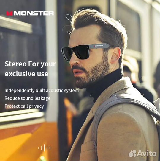 Наушники-Очки Monster Bluetooth