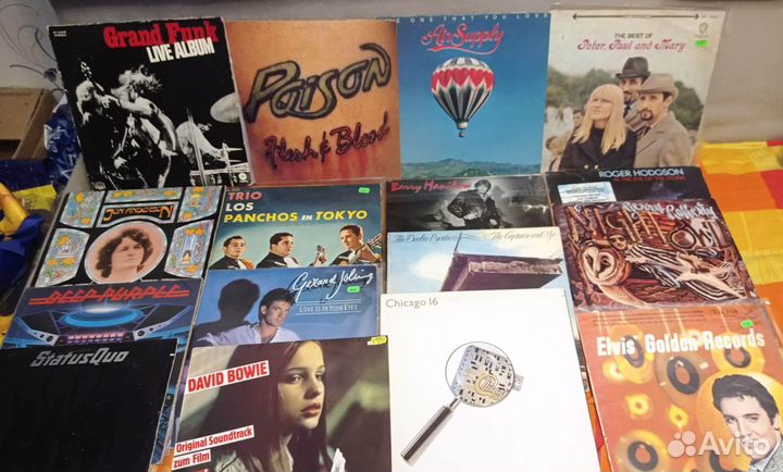 Грампластинки фирменные окончание и сборники