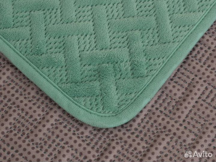 Накидки на диван микрофибра св-зел 90х160/90х210