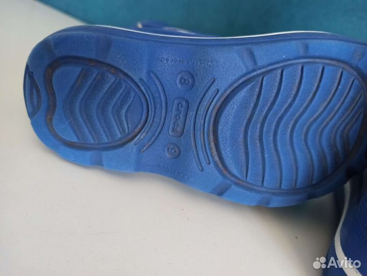Детские резиновые сапоги crocs 24