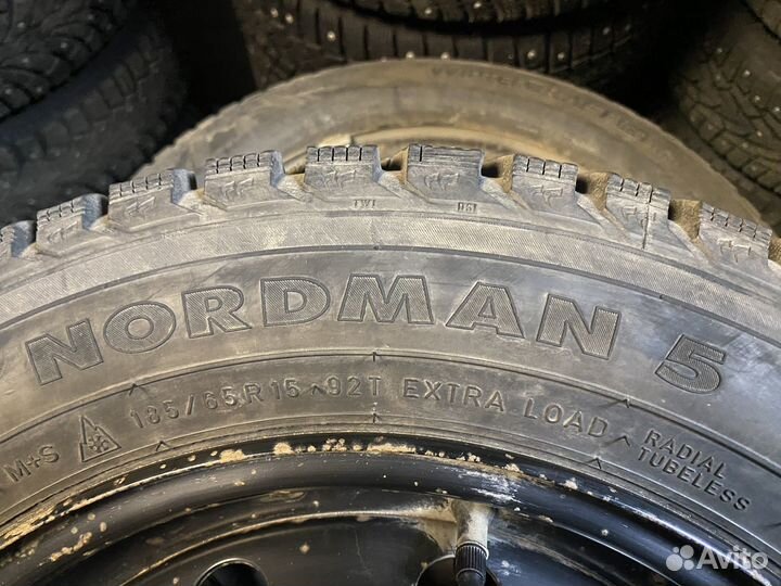 Колеса зима Nokian 5, 185/65 R15 Веста, Ларгус