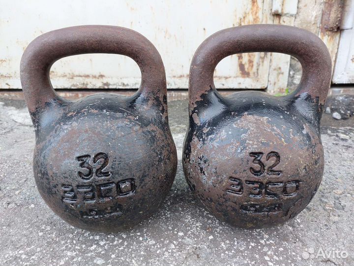 Гири 16кг,20кг,24кг,32кг СССР