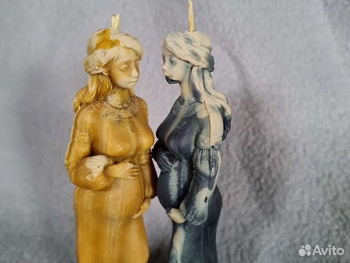 Свечи восковые ручной работы