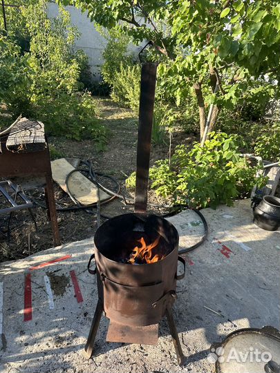 Печь для казана очаг учаг