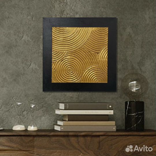 Авторская объемная интерьерная картина на холсте