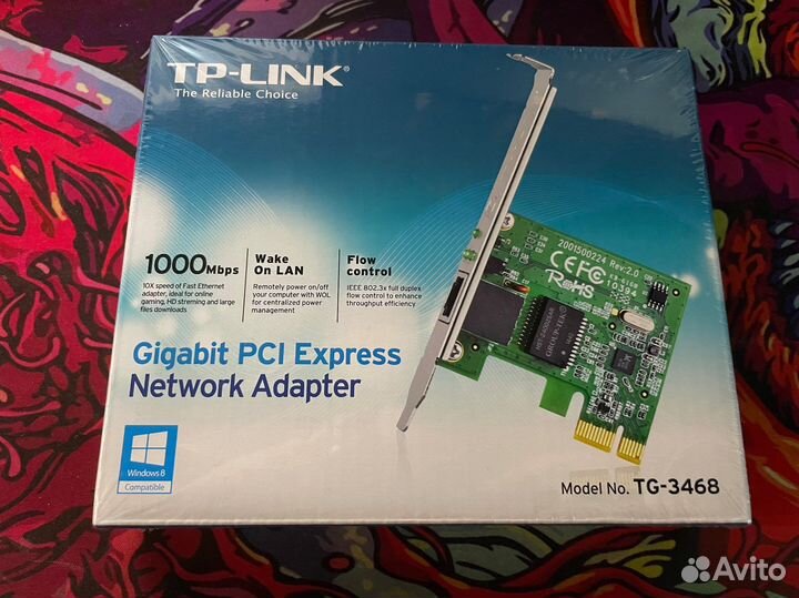 Новая Сетевая карта TP-Link TG-3468