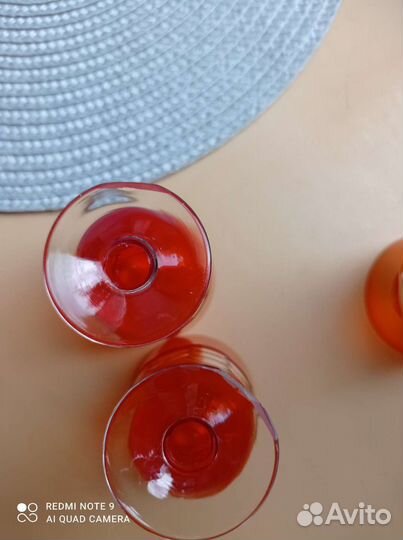 Рюмки цветное стекло СССР