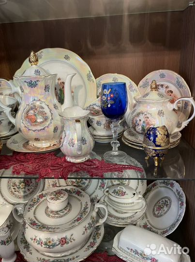 Бабушкин Чайный сервиз Мадонна Kahl гдр