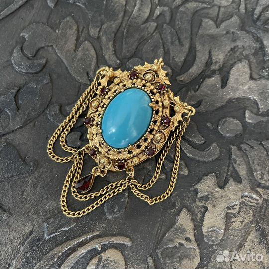 Брошь винтаж Florenza