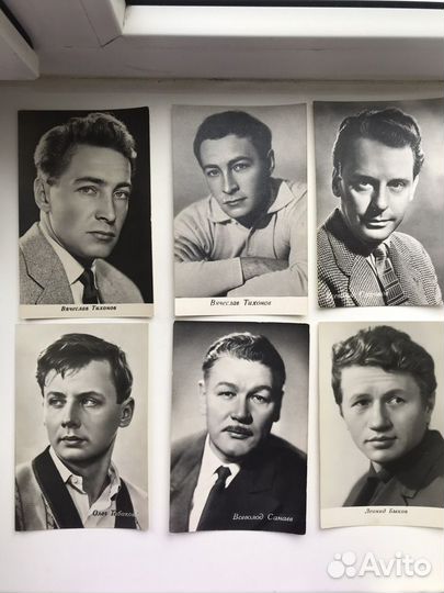 Фотографии актеров СССР 50-60-70 годы