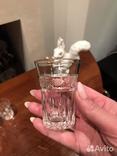 Хрустальные рюмки « Дятьковский хрусталь «новые