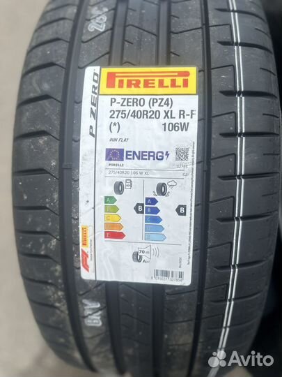 Pirelli P Zero PZ4 245/45 R20 и 275/40 R20 103W