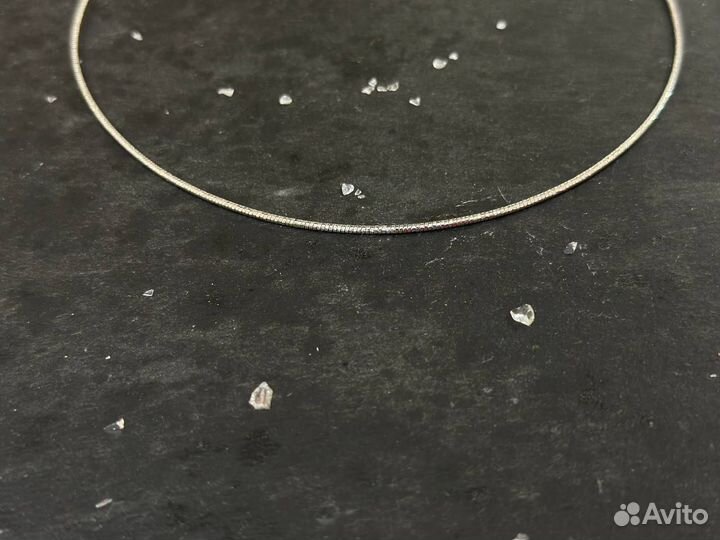 Чокер серебро на шею