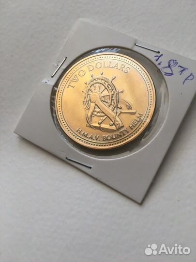 2 доллара Питкерн,Англия