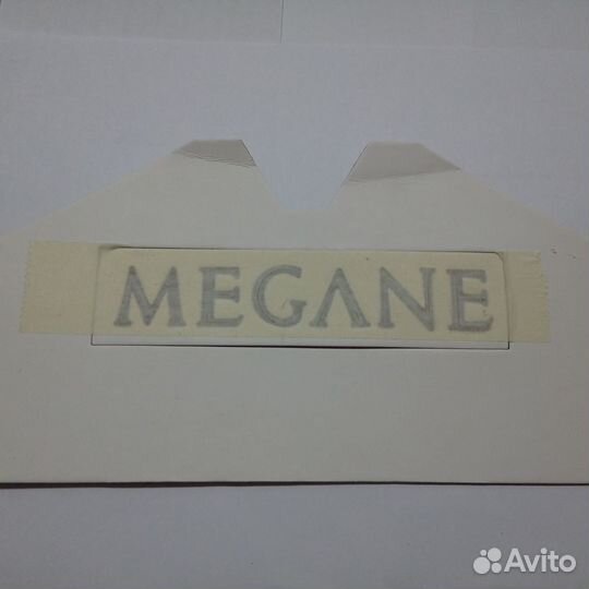 Надпись megane для renault megane II