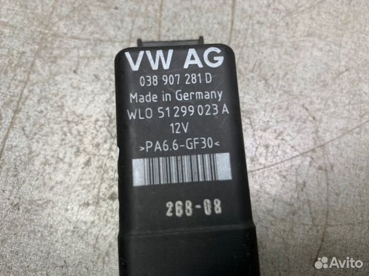 Реле свечей накала Volkswagen Caddy 3 1.9 BLS 2008