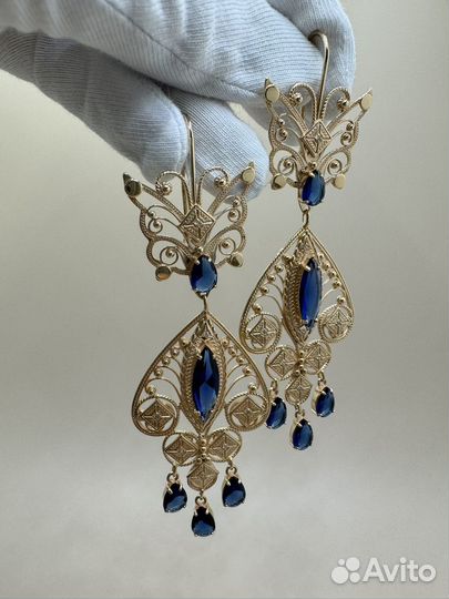 Новые золотые Серьги 585