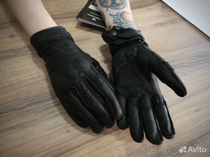 Мотоперчатки женские Rebelhorn Runner Black