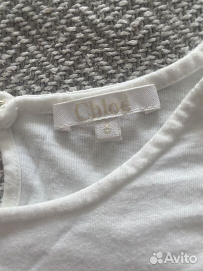 Лонгслив для девочки Chloé