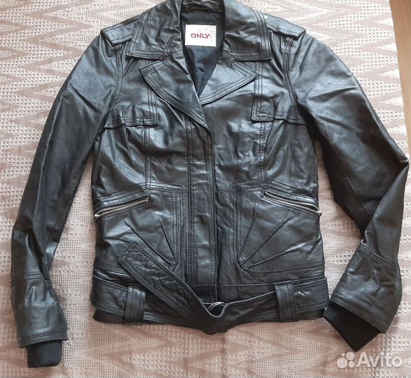 Куртка кожаная женская