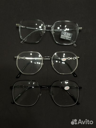 Новые очки с диоптриями -2,5