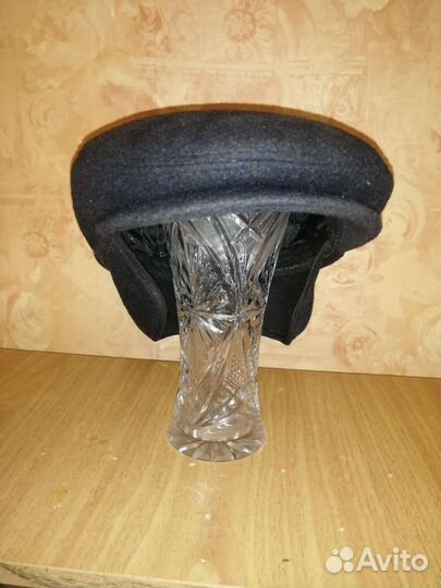 Кепка реглан шерсть черная