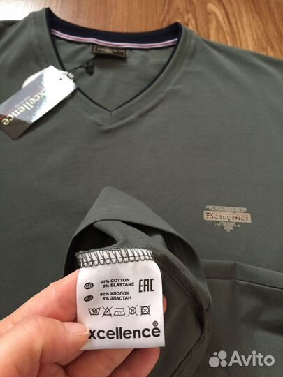 Футболка 58/60;62;68/70 р. Новая хлопок Хаки