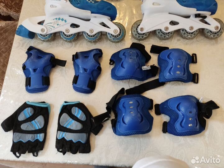 Роликовые коньки детские раздвижные