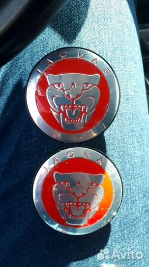 Центральные колпачки на ягуар 59мм