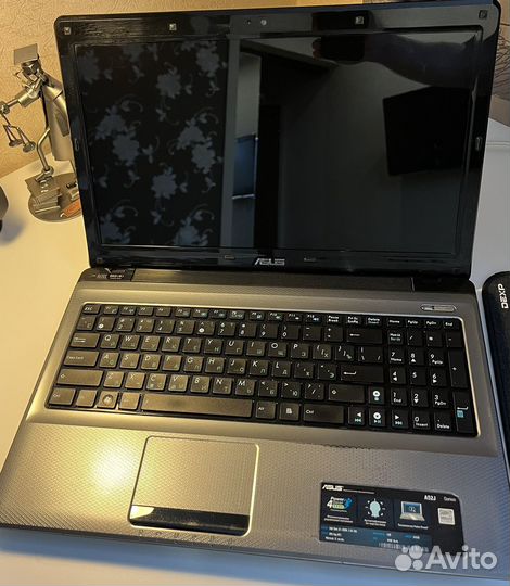 Ноутбук asus A52J, i5, 8GB, SSD 120GB,video 1GB