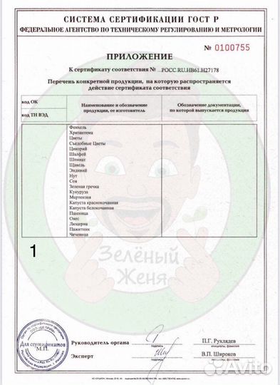 Семена для микрозелени Мелисса Лимонная