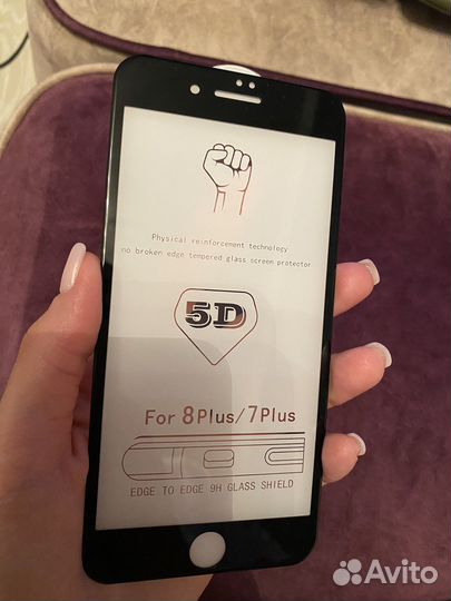 Стекло для iPhone 8/7 plus