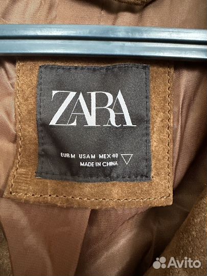 Zara косуха коричневая