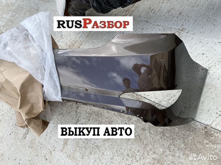 Бампер задний Хендай Солярис в цвет