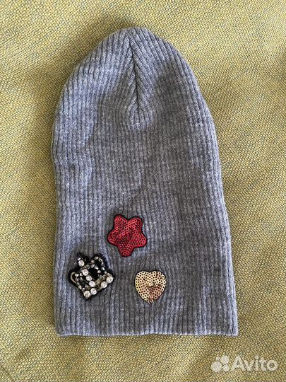 Двойная шапка демисезонная