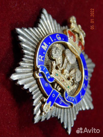 Rmig, Steward, 1927 год, Англия, масонская медаль