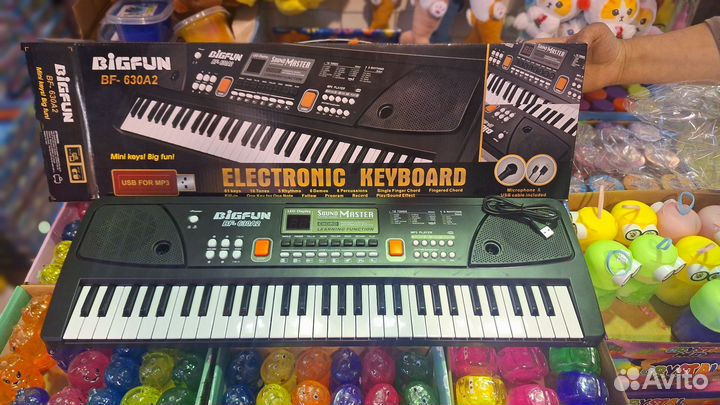 Новый Детский синтезатор с микрофоном